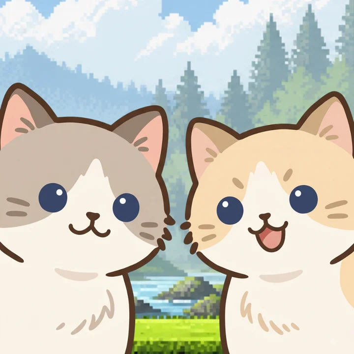 CocoMico Tactics のアプリアイコン：猫のココ